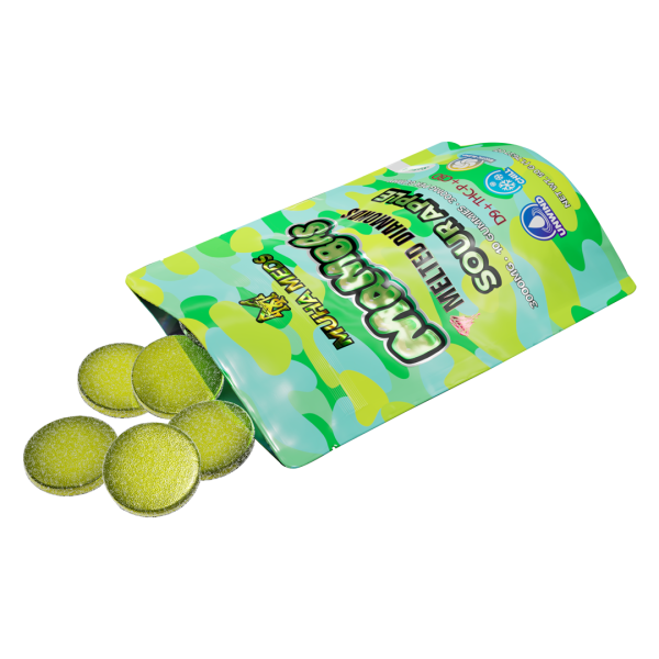 Sour Apple Melted Diamonds Gummies - Image 2