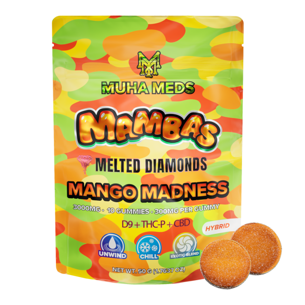 Mango Madness Melted Diamonds Gummies